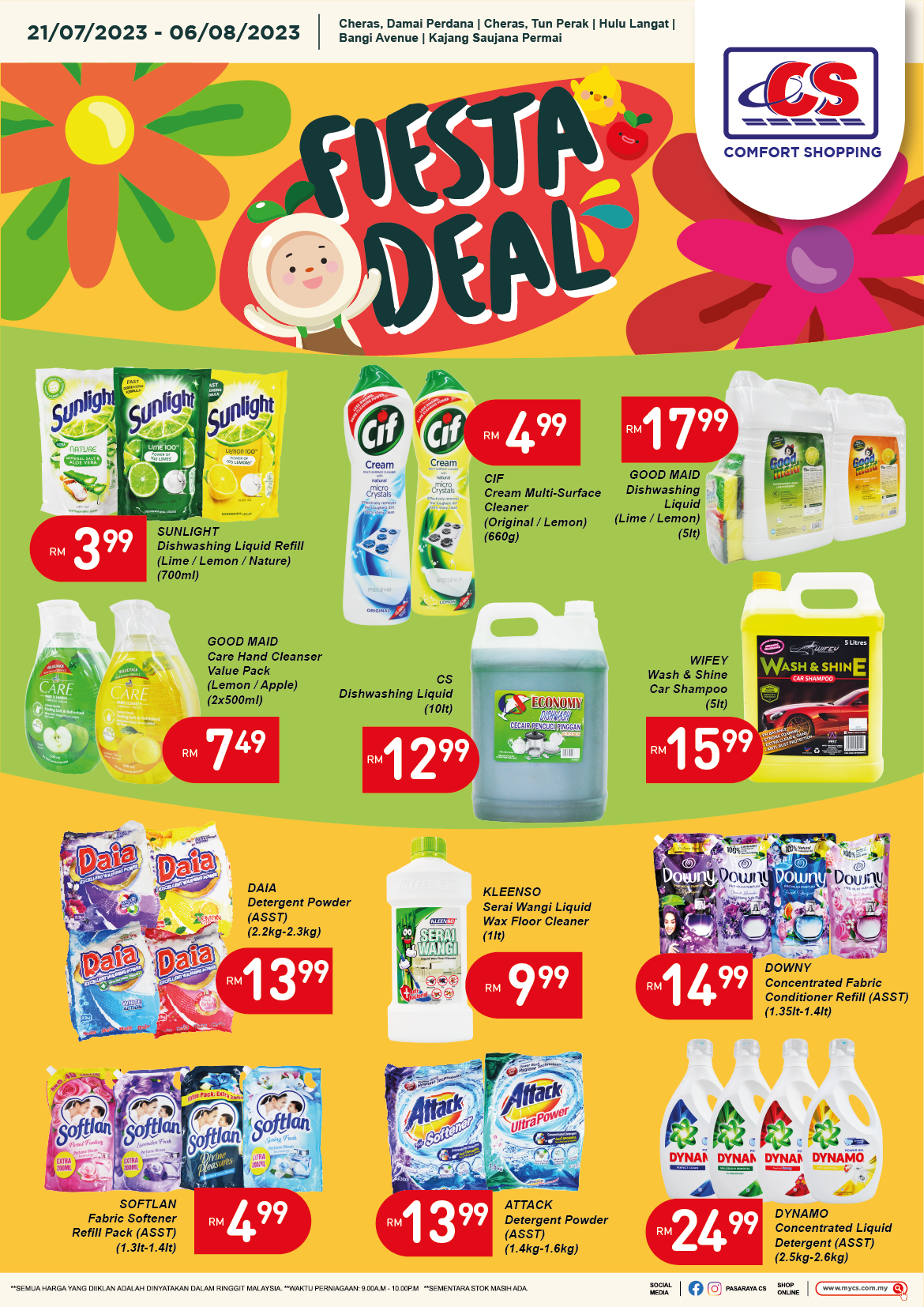 Fiesta Deals Promotion - All CS Outlets | Pasaraya CS Brothers