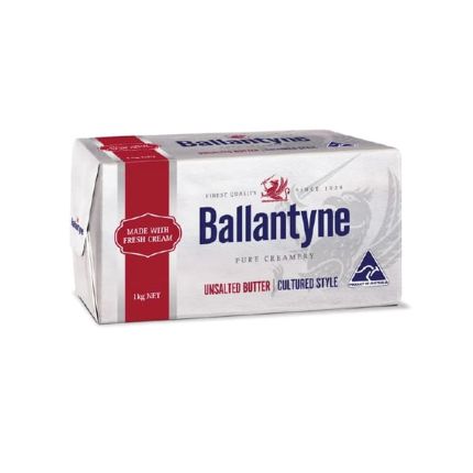 BALLANTYNE unsalted butter 250g