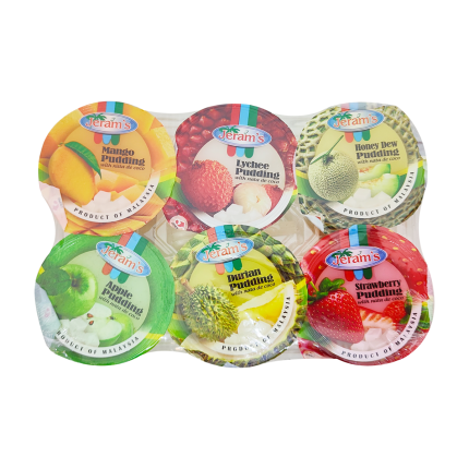 JERAM Fruity Pudding 6x80g